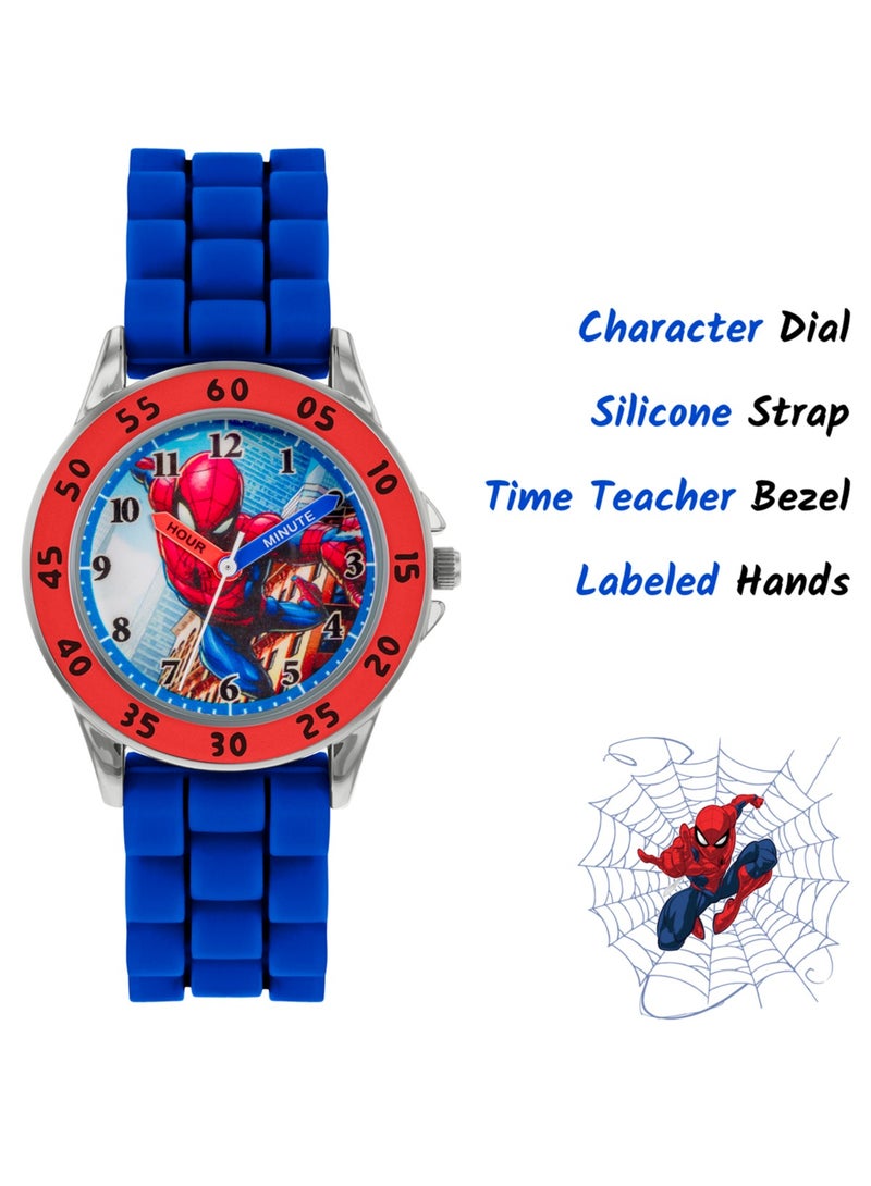 Disney Marvel Spiderman Blue Strap Boys Watch - SPD9048 - Image 3