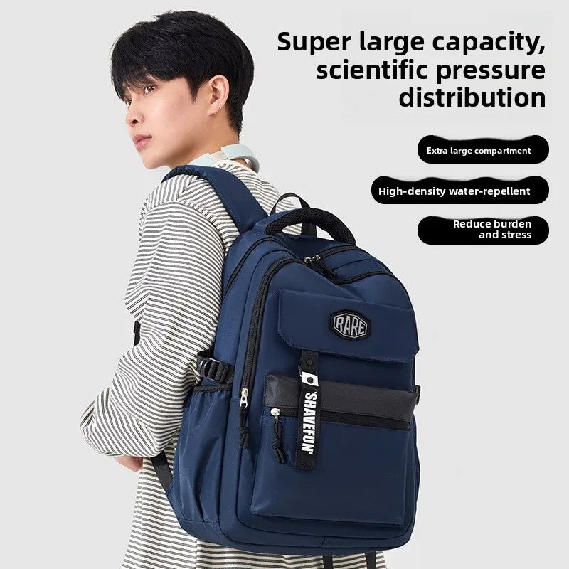 Bluejw New Style Oxford Breathable Backpack Trendy Senior High School College Students  Computer Bag Outdoor Sports Large - Image 3