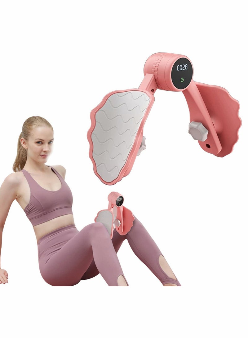 Excefore جهاز تمارين الفخذ للنساء، جهاز تقوية عضلات قاع الحوض مع عداد - Image 1