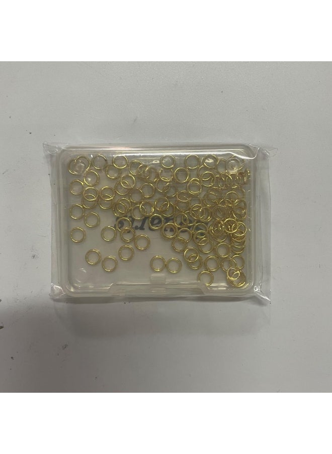 Souarts - Silver Color Closed Jump Rings For Necklace Bracelet Jewelry Making 4Mm-500Pieces Silver - Image 1