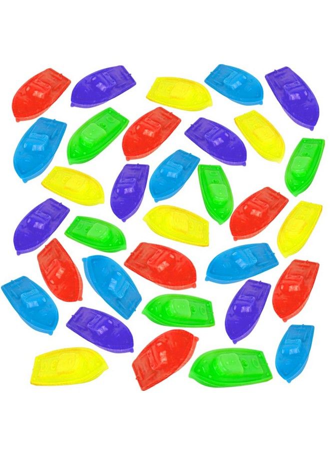 ArtCreativity Blow Mold Toy Boats For Kids Set Of 36 Floating Plastic Pool And Bath Tub Toys In Vibrant Colors Summer Water Toys For Lake Beach Bathtub Cute Party Favors For Boys And Girls - Image 2