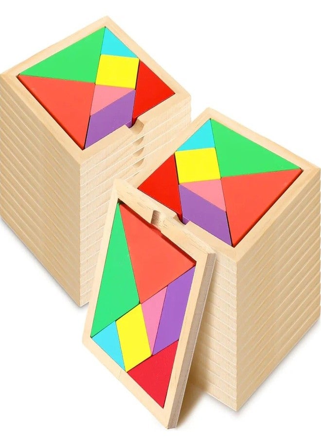 VRB Dec 6 pcs Return gifts for birthday return gift for kids 6-12 used for kids return gifts,Gift for Children/Birthday in Bulk Ideas/Unique Girls Boys Teens Favors (6 Pcs Tangram puzzle) - Image 2