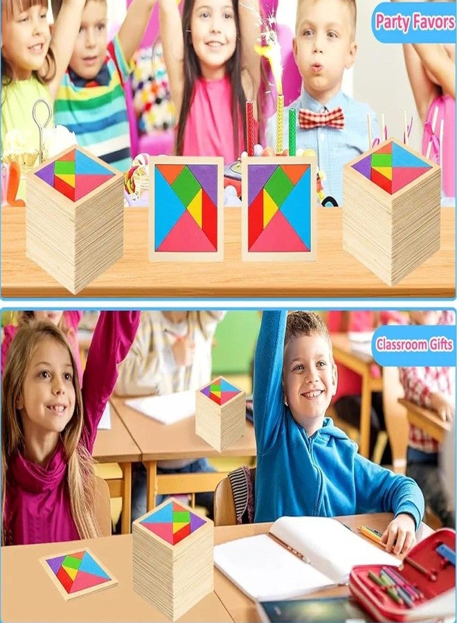 VRB Dec 6 pcs Return gifts for birthday return gift for kids 6-12 used for kids return gifts,Gift for Children/Birthday in Bulk Ideas/Unique Girls Boys Teens Favors (6 Pcs Tangram puzzle) - Image 4