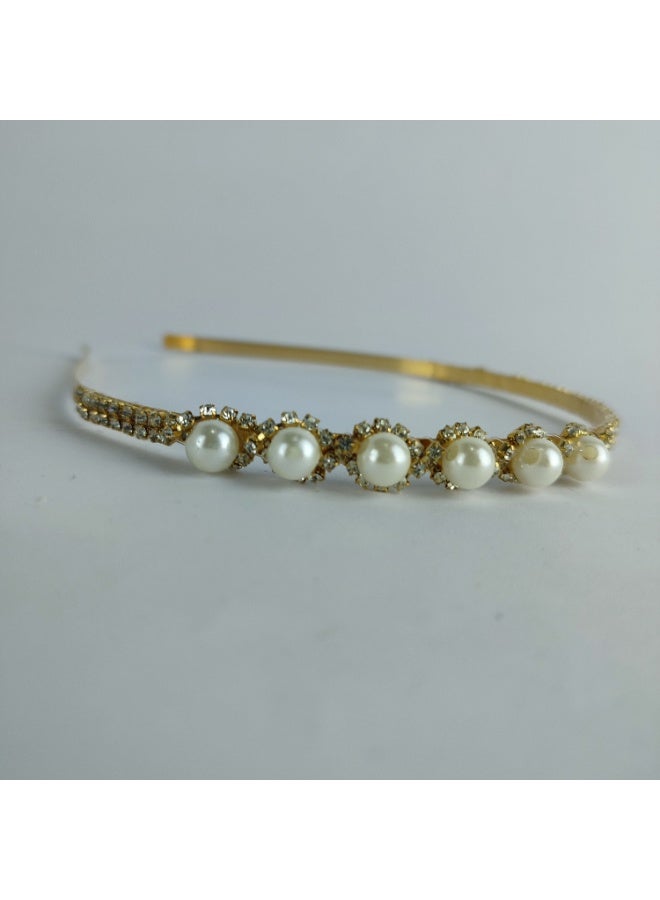 توكة طوق شعر بناتى -ذهبى اللون-مضادة للصدأ - Image 1