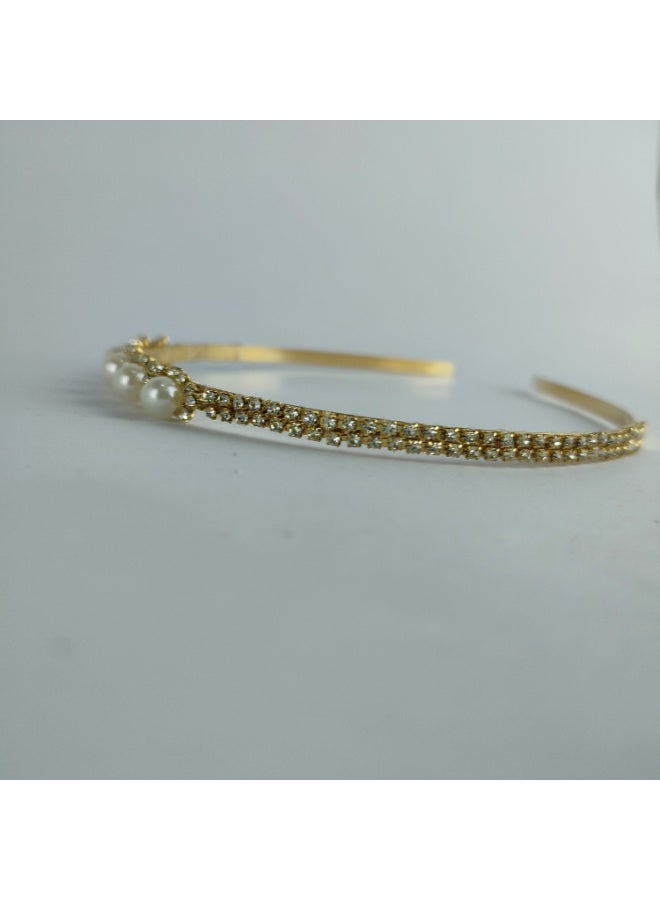 توكة طوق شعر بناتى -ذهبى اللون-مضادة للصدأ - Image 2