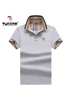 Tucano قميص بولو كاجوال رجالي بأكمام قصيرة من القطن الخالص  - Image 1