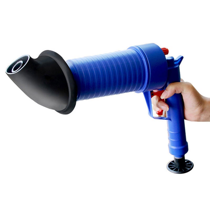 Drain Pump Cleaner Air Power Blaster Unblock Adapters Toilet Wash Basin Home - Image 2