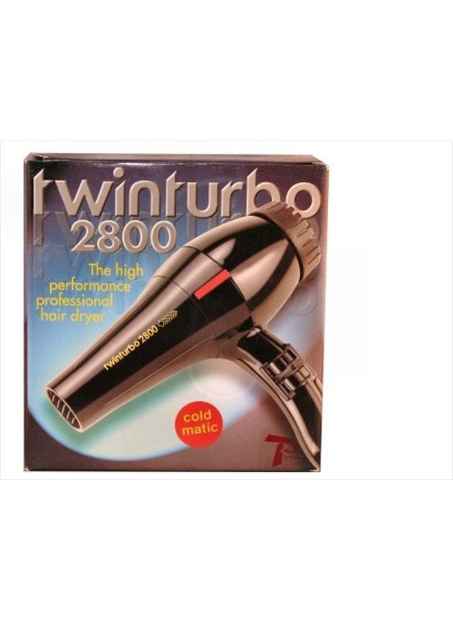 Turbo Power Twinturbo 2800 Coldmatic Hair Dryer, Black, 1 Count  - Image 2