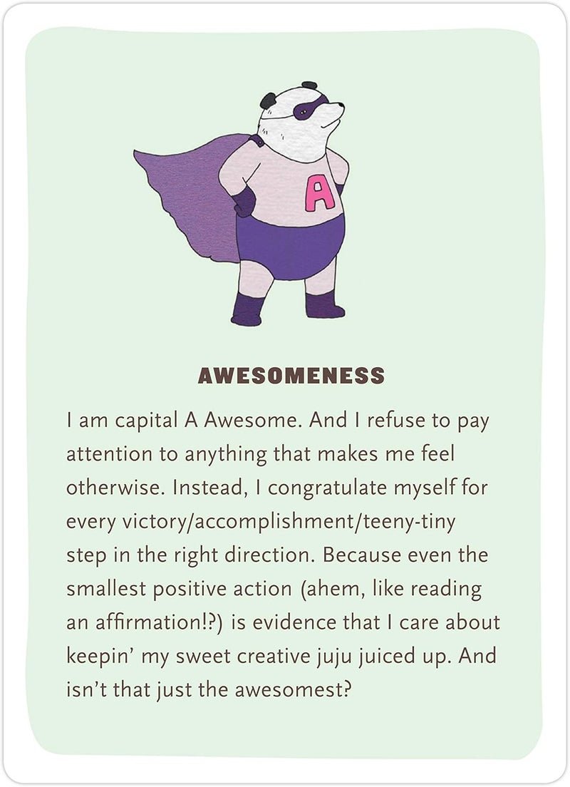 Knock Knock Affirmators! Creativity: 50 Affirmation Cards to Help You Help Yourself Without the Self-helpy-ness! - Image 2