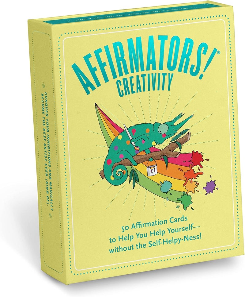 Knock Knock Affirmators! Creativity: 50 Affirmation Cards to Help You Help Yourself Without the Self-helpy-ness! - Image 4