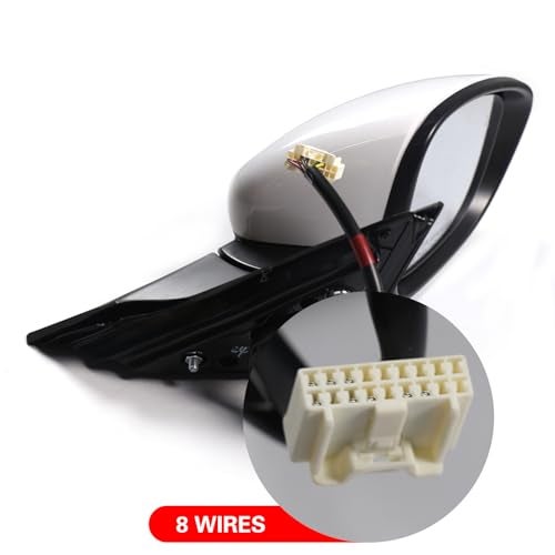Marretoo for Honda Accord 2018 2019 2020 2021 2022 Side Vier Mirror Assembly Passenger Side for HONDA ACCORD EX, Hybrid EX, Sport Accessories |POWER+LAMP+HEAT+BSM Replaces HO1321330(RH) - Image 4