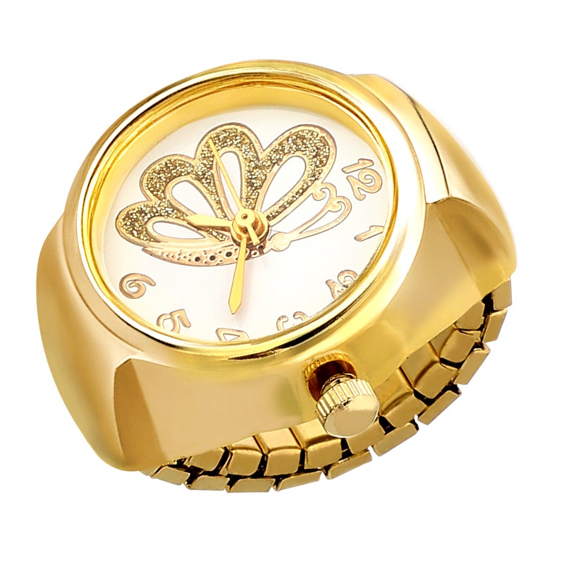 💍 ساعة يد خفيفة الوزن بحركة إصبع بتصميم من سبائك المعادن - Image 1