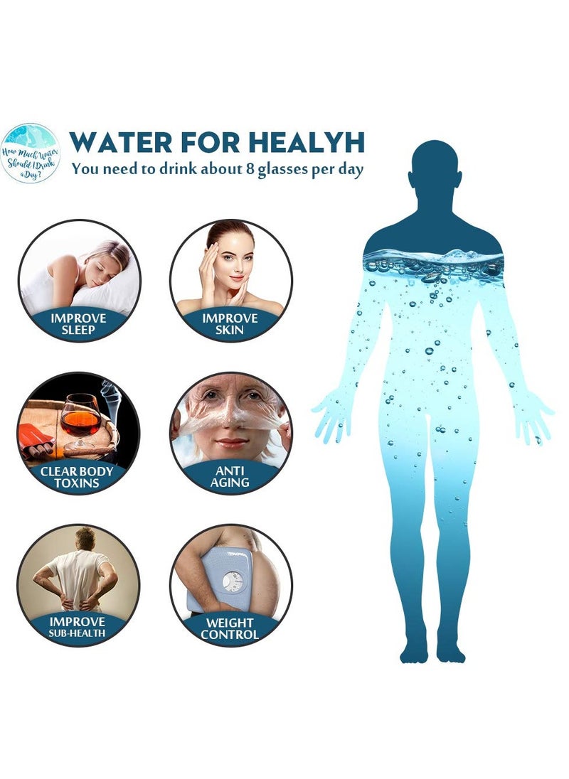 Fearlex - Rechargeable and Portable Glass H2 Hydrogen Water Bottle with inhaler | Advanced PEM(Japan) and SPE(Korea) Technology with up to 1600 PPB | Balanced PH Water Ionizer - Image 1