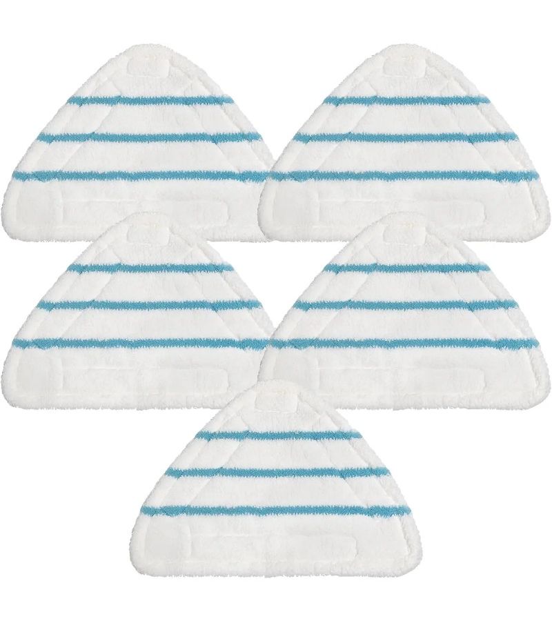 Universal Triangle Steam Mop Pads 5 Pcs for Ultrafine Fiber Cleaners - Image 1