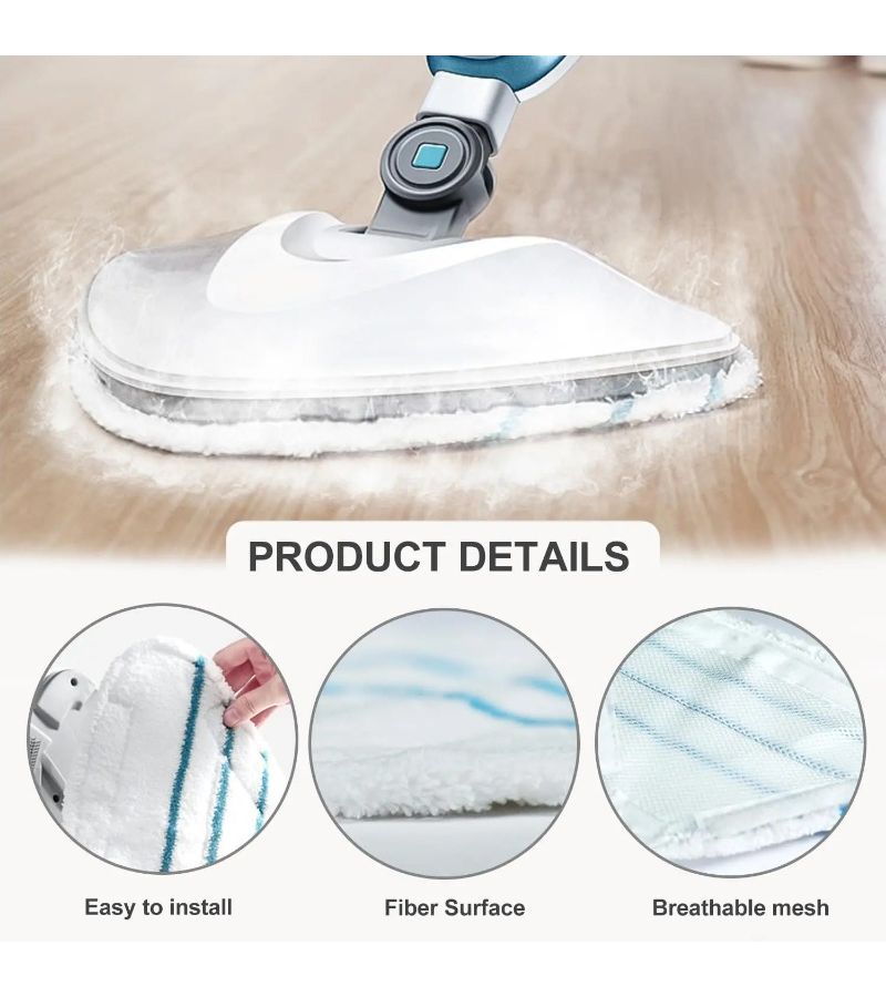 Universal Triangle Steam Mop Pads 5 Pcs for Ultrafine Fiber Cleaners - Image 5
