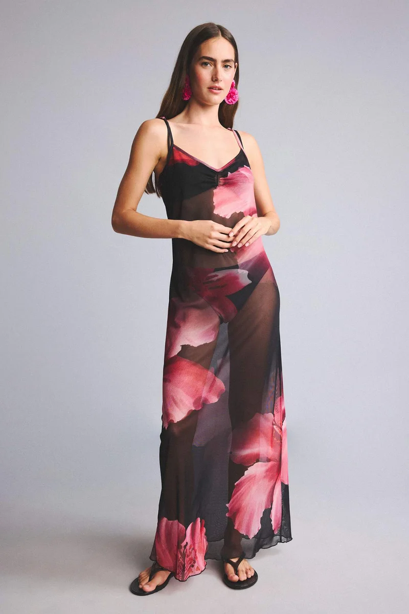 Regular Fit Tulle Beachwear