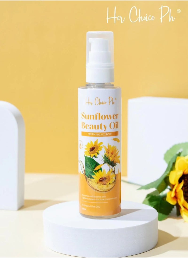 Her Choice Ph Sunflower Beauty Oil with Kojic Acid, 100ml - pzsku/ZD2AC9E16E4E643B03021Z/45/_/1736927700/3bb9c64f-6035-4707-ac90-cc92ed9b5aa4