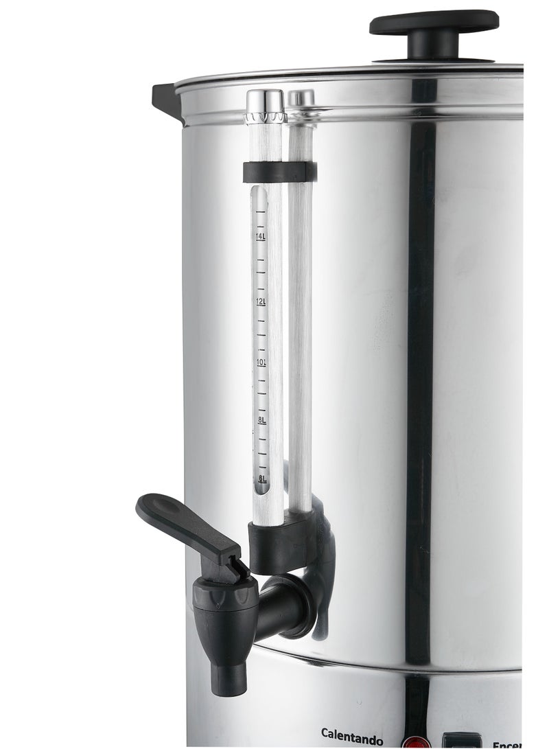 TIT 10L Electric Water Boiler with Double Wall, 1500W Power, Anti-Drip Tap, and Adjustable Thermostat - Image 3