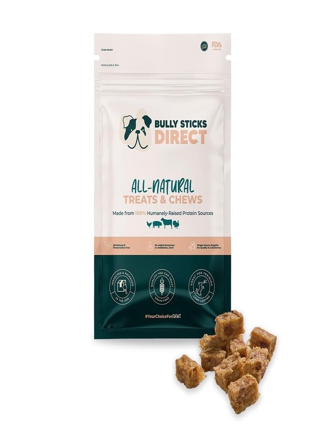 BULLY STICKS DIRECT Premium Goose (Geese) Meat Dog Treats for Training, Protein-Rich Bite-Sized Cubes, Lean Novel Protein for All Dogs, No Fillers or Preservatives, 10.58oz Pack - Image 1