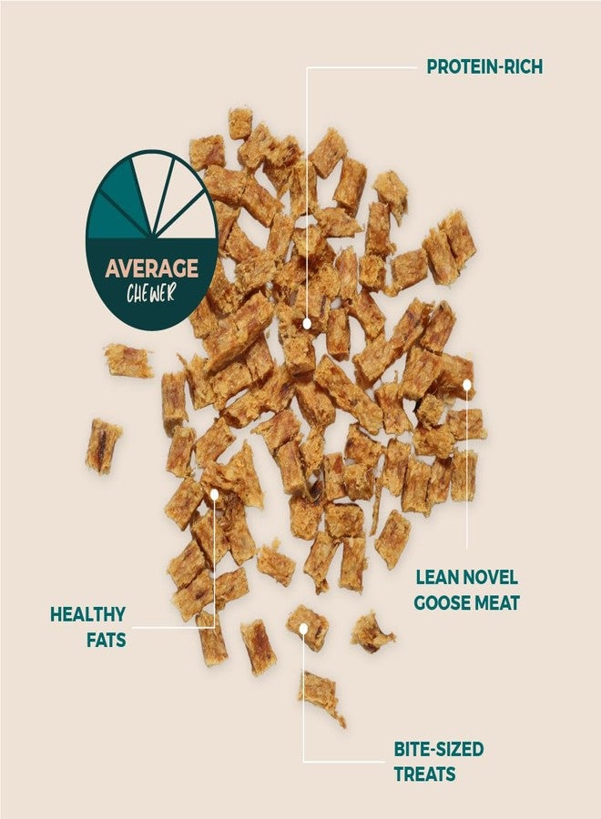 BULLY STICKS DIRECT Premium Goose (Geese) Meat Dog Treats for Training, Protein-Rich Bite-Sized Cubes, Lean Novel Protein for All Dogs, No Fillers or Preservatives, 10.58oz Pack - Image 2