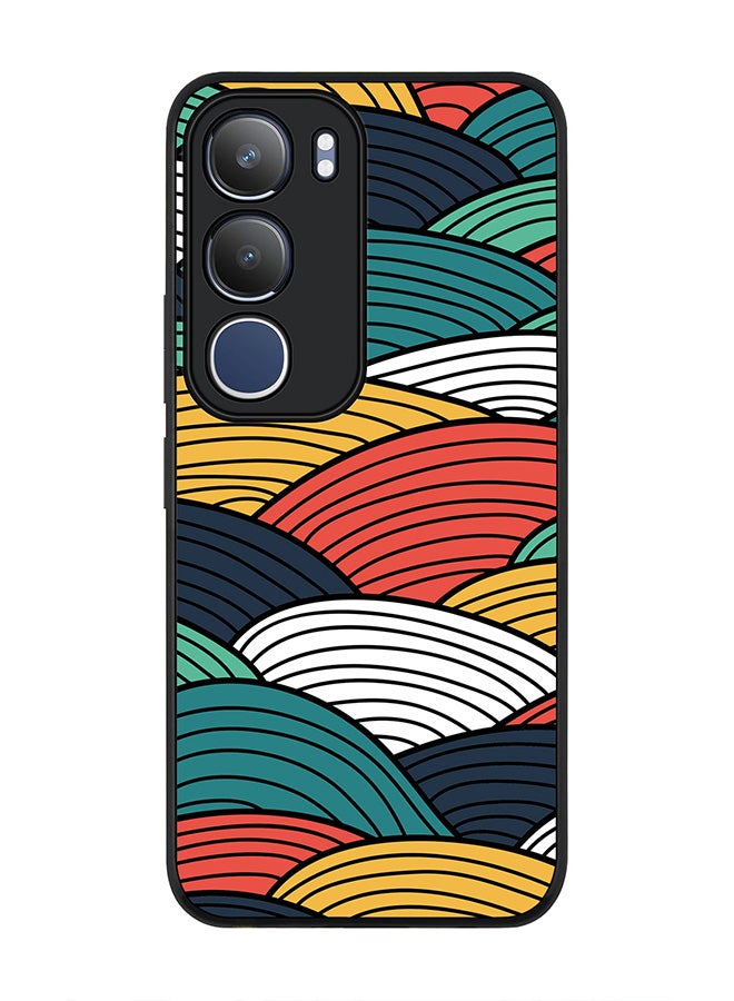 Stylizedd For vivo Y19s / Y19s Pro Case,Slim fit Camera Protection, Shockproof Thin Phone cover  - Woven Colors - Image 1