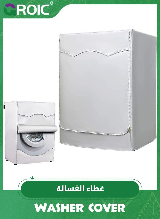 GROIC Washer Cover Dryer Cover for front loading machine Waterproof Dustproof thin Washing Machine Cover,Waterproof and Dustproof Dryer Cover,Family Dust-Proof Cover  - Image 1