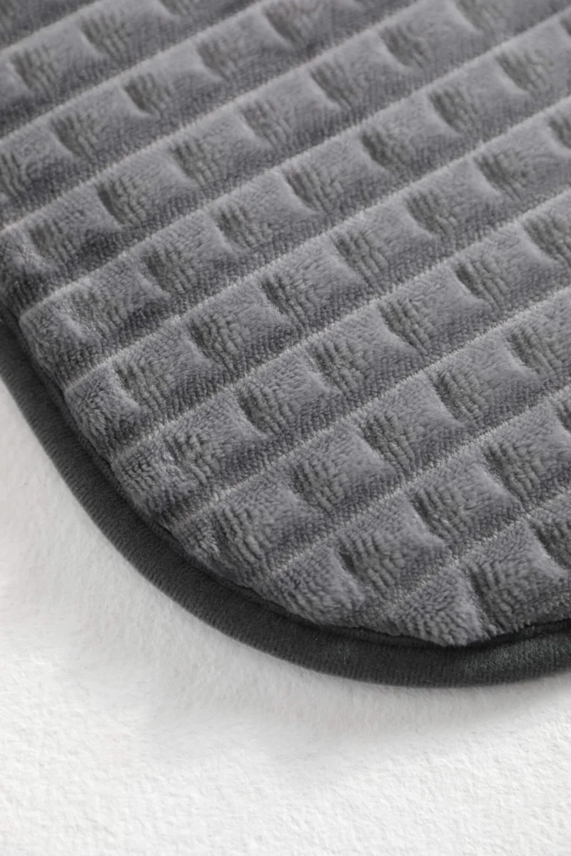 فافورا Pyramid Sponge 2-Piece Bathroom Mat Set - Anthracite