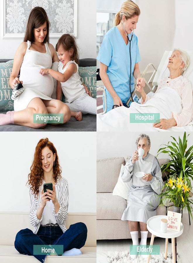 CaiDieNu Non Slip Socks for Women: Non Skid Crew Grip Socks with Gripper for Elderly Pregnant Hospital Slipper Grippy 5 Pairs Mixed Colors Medium - Image 5