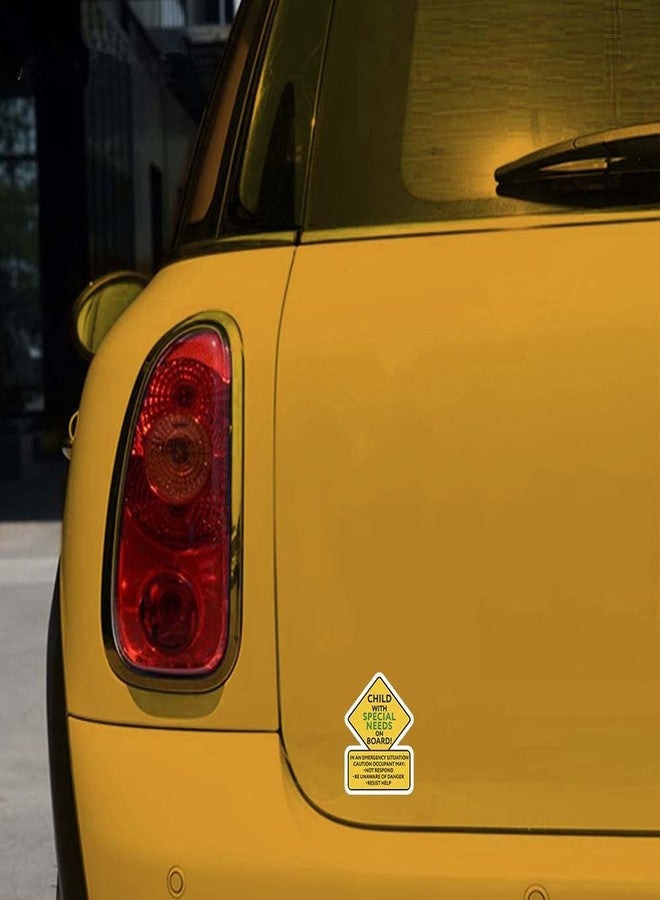 Madi Special Needs Caution 5 in Decal for Car Bumper Window Laptop Sticker (Teen) - Image 3