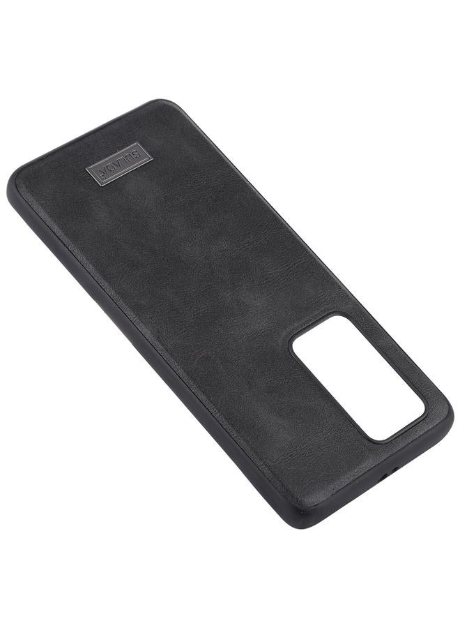 SULADA Case For Huawei P40 Pro Shockproof TPU + Handmade Leather Protective Case - Image 2