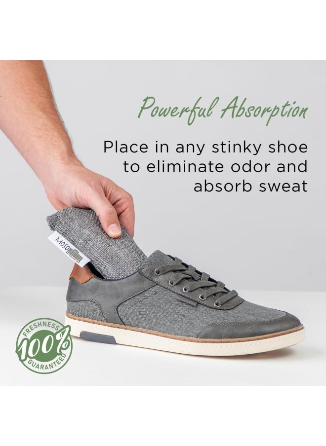 Moso Natural Mini Air Purifying Bag, Pack of 2 For Shoes, Gym Bags & Sport Gear