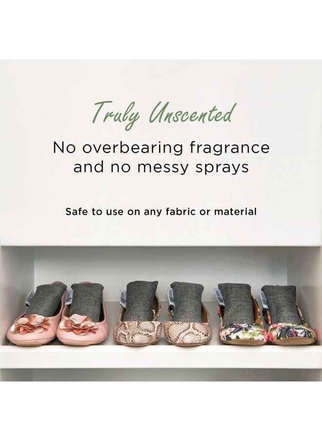 Moso Natural Mini Air Purifying Bag, Pack of 2 For Shoes, Gym Bags & Sport Gear
