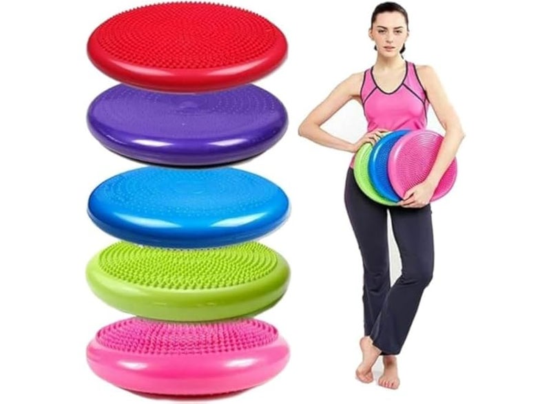 Massage pad in the shape of a pillow and stability ball (multi-colored) - Image 5