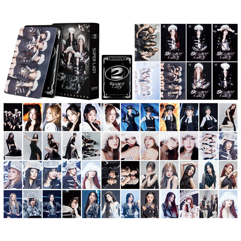 54/55 Card Integration Small Card G-Idle Album Card Kpop Korean Wave Homemade Po Lomo Card Sk - Image 1