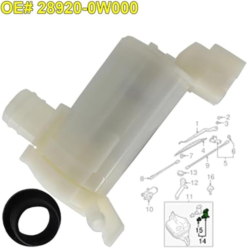 Wivplex Car Windscreen Washer Pump - Image 2