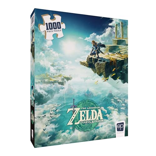 USAopoly The Legend of Zelda Tears of The Kingdom 1000 Piece Jigsaw Puzzle | Collectible Puzzle Featuring Link from The Legend of Zelda Video Game | Officially Licensed Nintendo Merchandise - Image 4