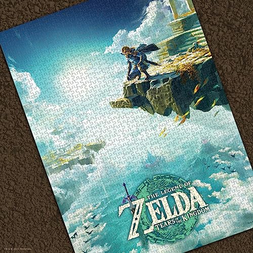 USAopoly The Legend of Zelda Tears of The Kingdom 1000 Piece Jigsaw Puzzle | Collectible Puzzle Featuring Link from The Legend of Zelda Video Game | Officially Licensed Nintendo Merchandise - Image 2
