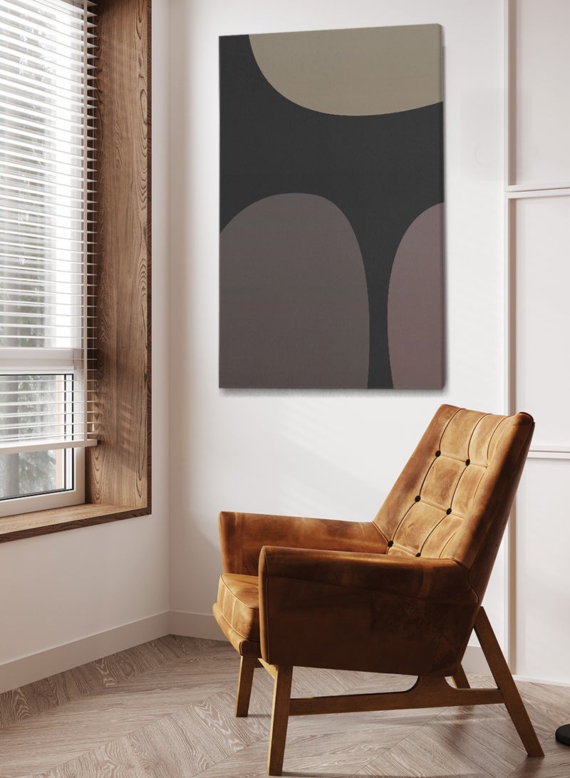 LOWHA Framed Canvas Wall Art Stretched Over Wooden Frame with Bohemian Pattern Abstract Painting - Image 1