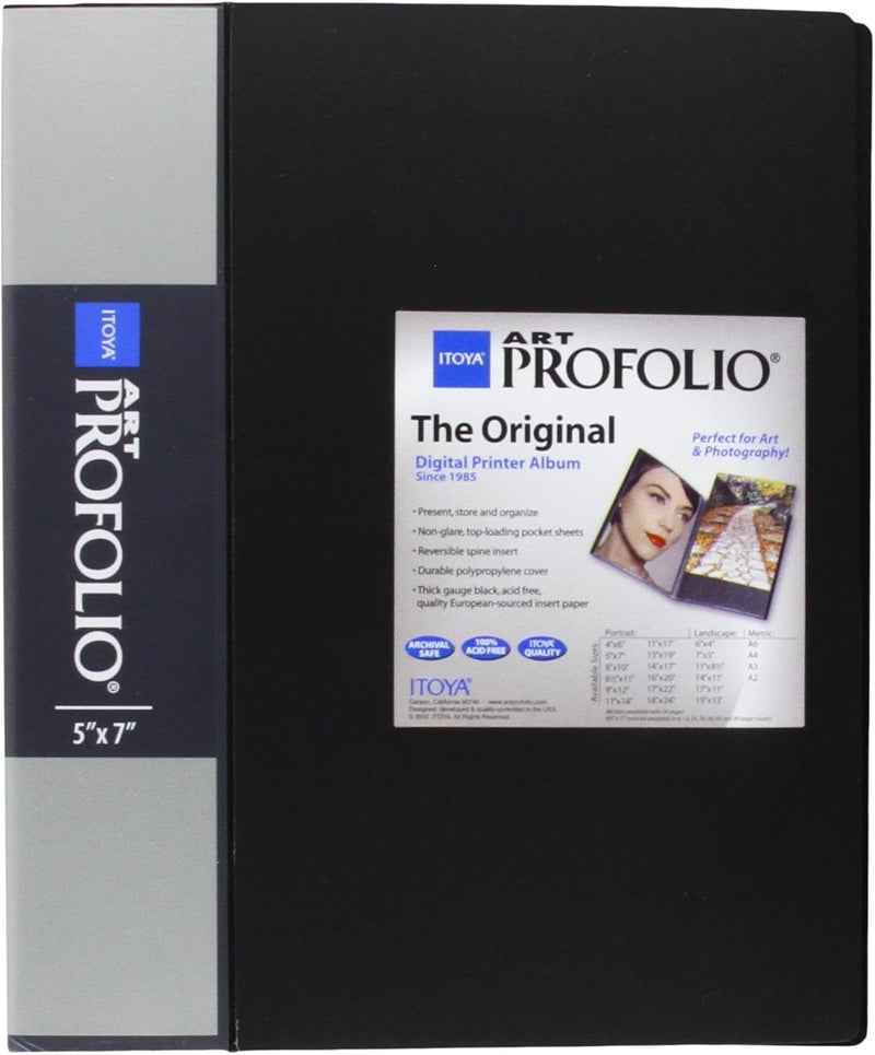 Original Art Profolio 5X7 with 24 Sleeves (ITYIA-12-5)