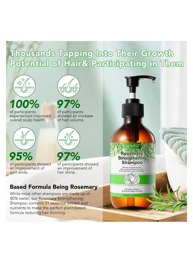 أليفر مجموعة شامبو وبلسم تقوية الشعر بالروزماري - Image 5