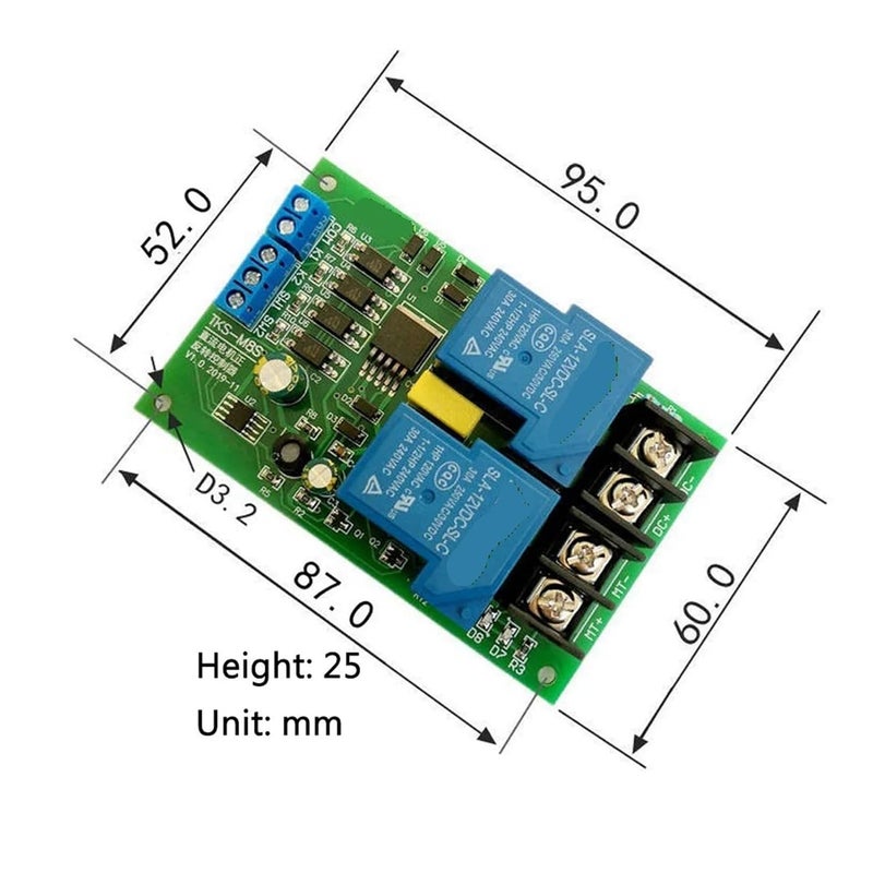24V 40A Motor Driver Module Forward Reverse Control Board DC 12V 24V High Current with Limit Switch Self Locking Function - Image 2
