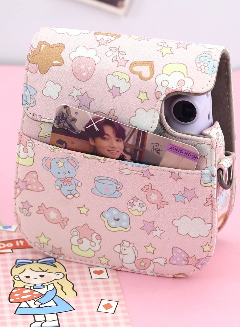 SYOSI Case for Fujifilm Instax Mini 11 / 9 / 8 Instant Film Cameras with Accessory Pocket and Detachable/Adjustable Shoulder Strap - Image 5