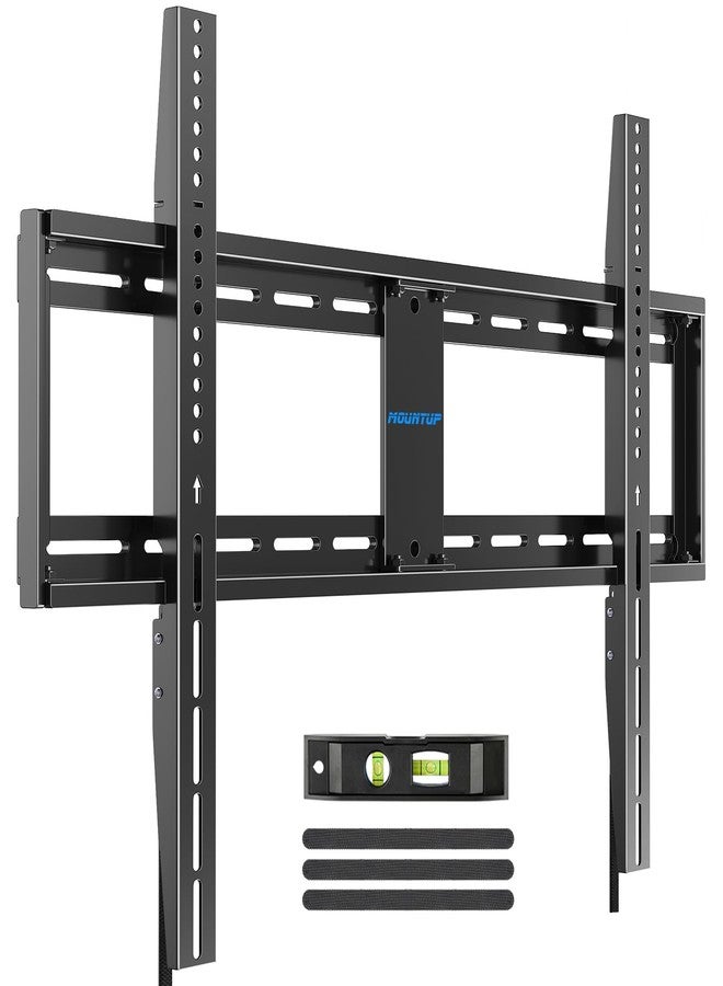 MOUNTUP Fixed TV Wall Mount for Most 50-100" TVs, 1.3” Slim Low Profile TV Mount with Level Design, Heavy Duty Mount for Large TVs, Fits 16"-32" Studs, Max VESA 800x600mm 199 LBS Loading MU0093 - Image 1