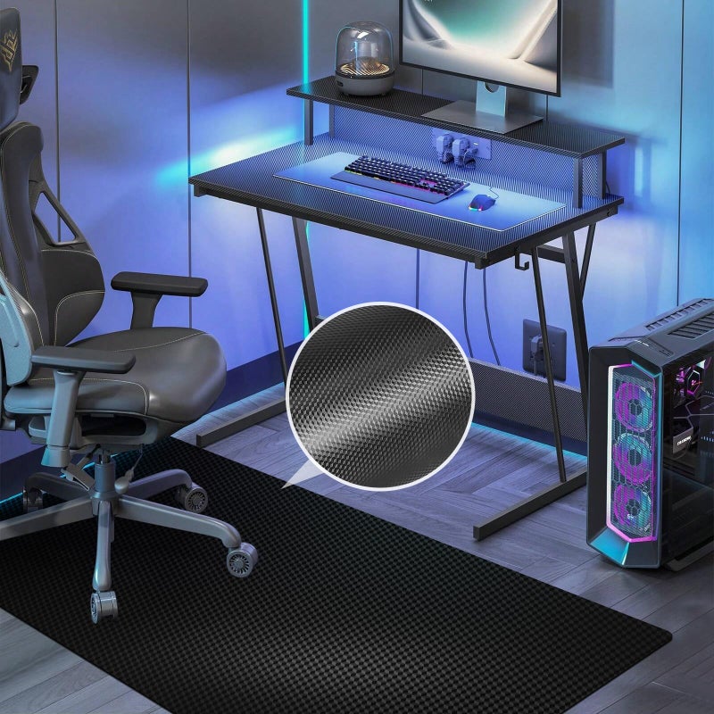 Keydol 30â€ x 48â€ Waterproof Chair Mat for Hardwood, Office Chair Mat for Rolling Chair, Desk Mat for Hardwood, Floor Mat for Home Office, Anti-Slip PVC Floor Protector for Gaming Room - Image 1
