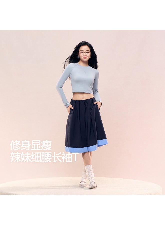 SIINSIIN Short Sleeve T-Shirt Women 2025 New Autumn Winter American Style Hot Girl Base Layer Slim Fit Top - Image 2