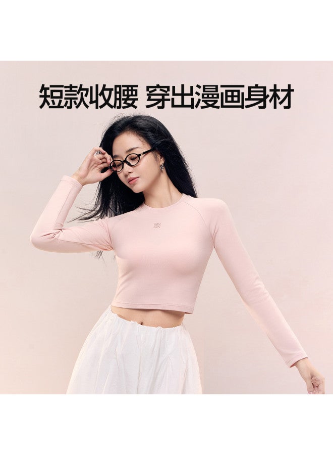 SIINSIIN Short Sleeve T-Shirt Women 2025 New Autumn Winter American Style Hot Girl Base Layer Slim Fit Top - Image 3