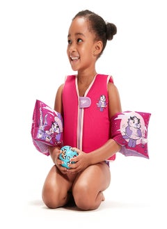 speedo Kids' Character Printed Swimming Armbands Pink  - Image 1