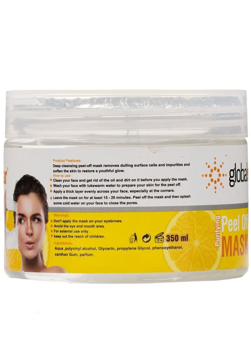 Global Star - A wonderful and Soothing Lemon Peel Off Mask 350 ml - Image 1