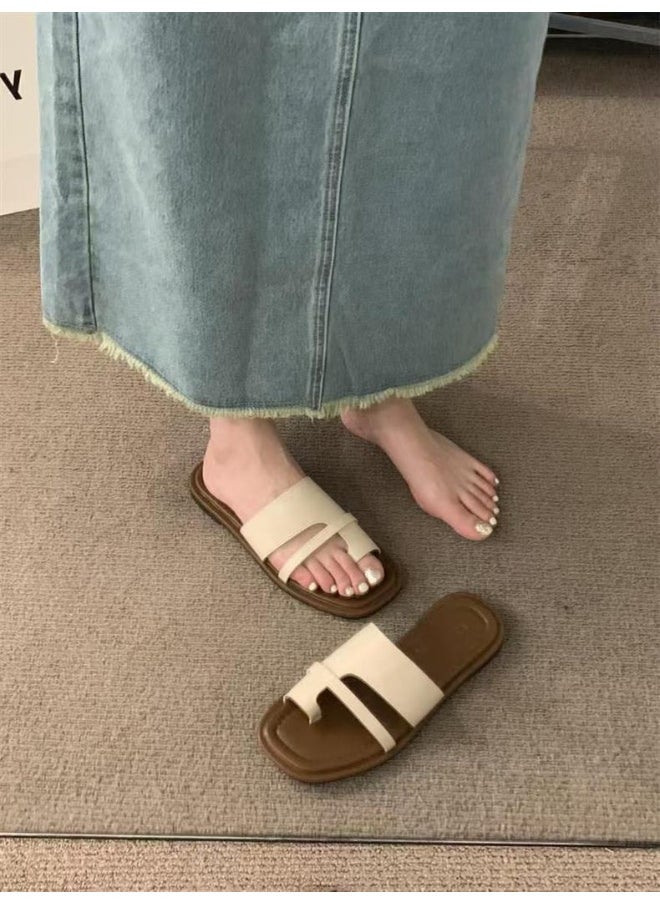 GELESE New Women's Slip-On Sandals - Simple Design, Perfect Match for Dresses, Roman Style  - Image 2