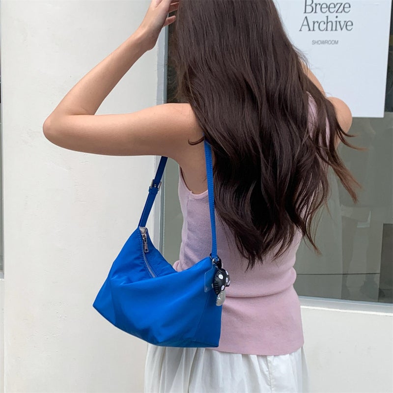 Korean-style Fabric Small Square Tote Bag, Lightweight and Versatile, Casual Shoulder Bag for Women - Image 2